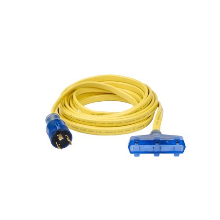 PULSAR 25' 30A 125V Flat Generator Extension Cord PGA312